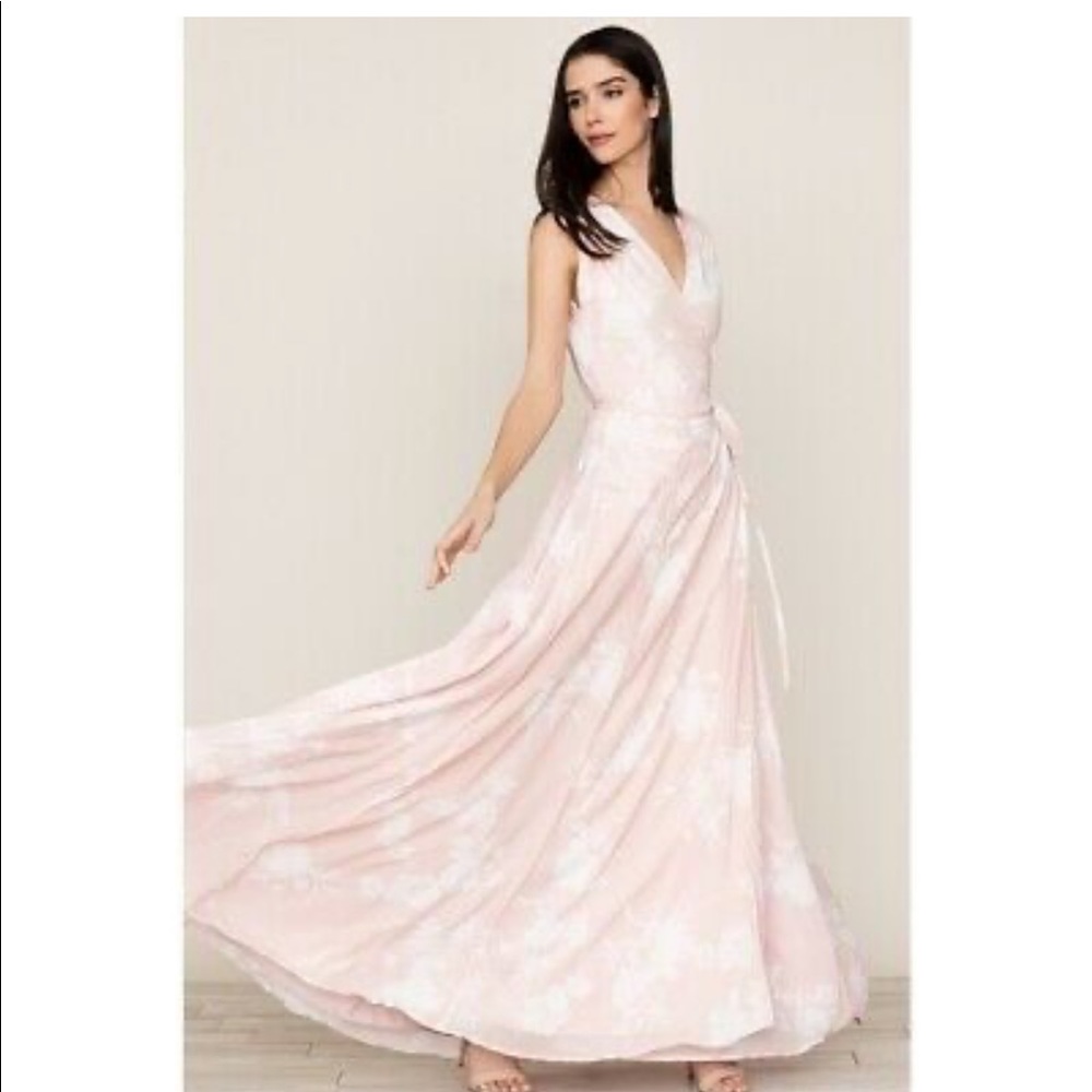 YumI Kim BHLDN Sashay Away Wrap Maxi Floral Dress